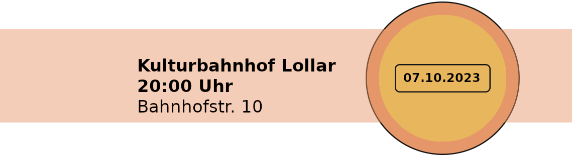 Turbosapienova Live 07.10.2023 Kulturbahnhof Lollar