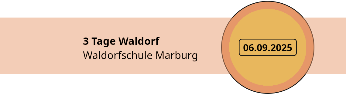 Turbosapienova Live 06.09.2025 3 Tage Waldorf, Waldorfschule Marburg
